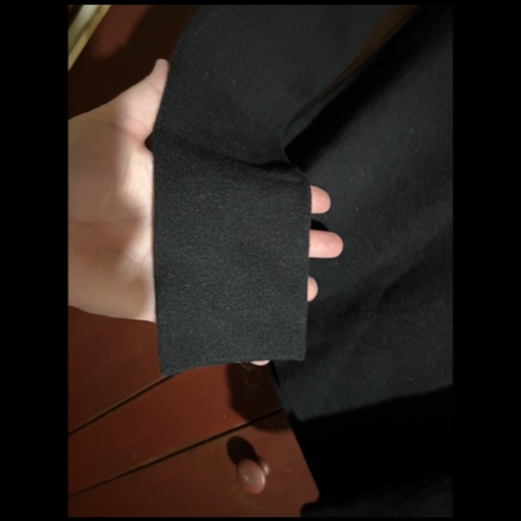 One Grey Day Leon Asymmetric Neck Long Sleeve Knit Top/Sweater Black Size S - Picture 7 of 15